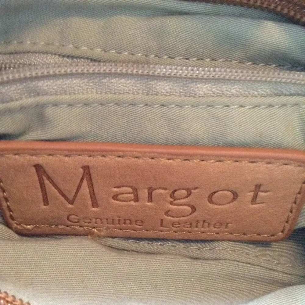 VTG Leather Margot Fringed Crossbody; Bohemian, hippie Vibes, Supple Tan Leather - Picture 6 of 6